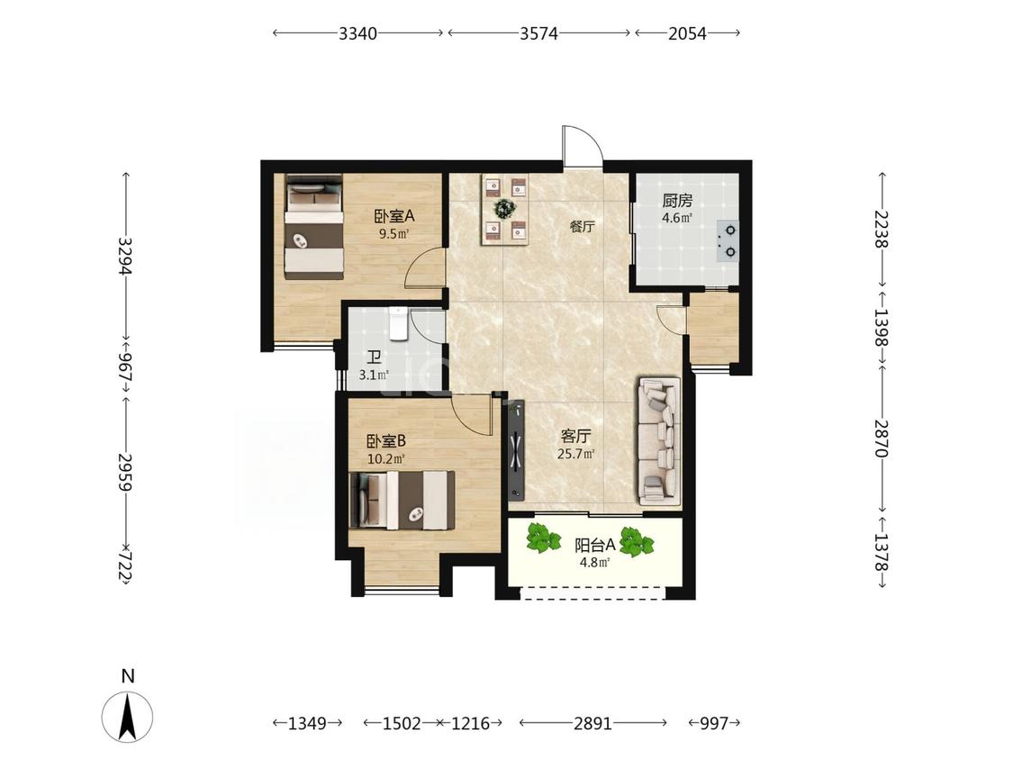 整租·鲁能钓鱼台美高梅