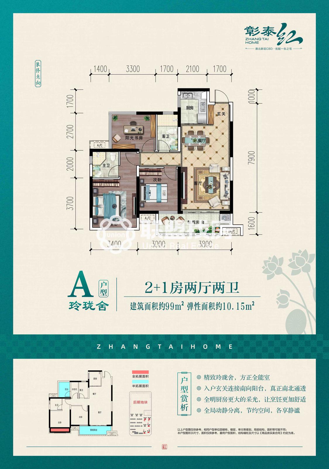 整租·彰泰红小区