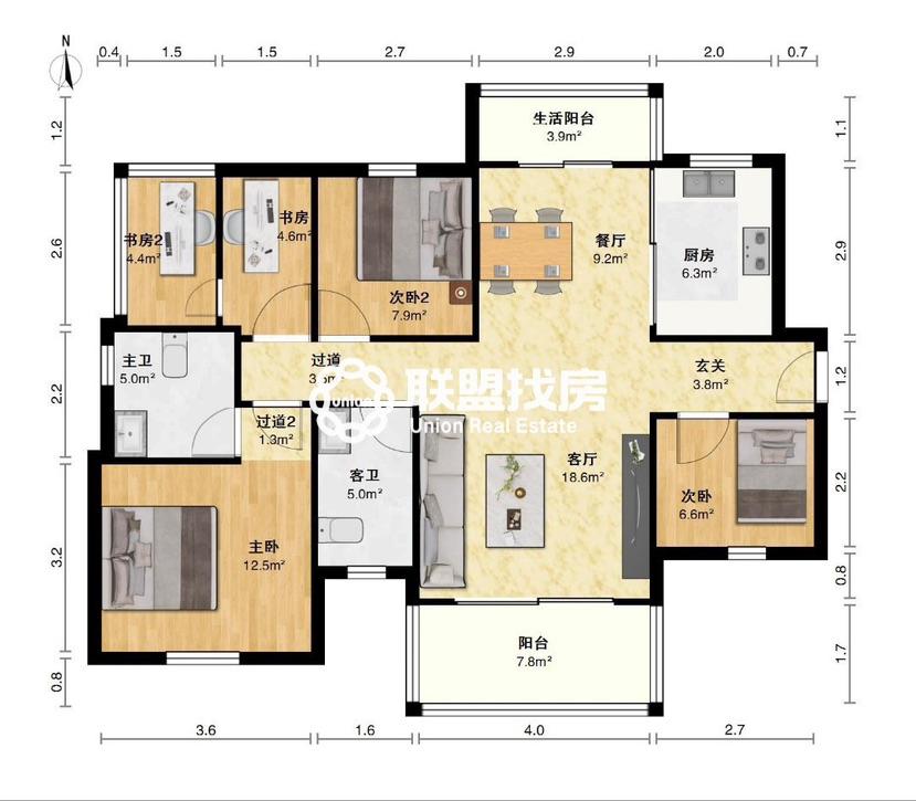 整租·彰泰红小区