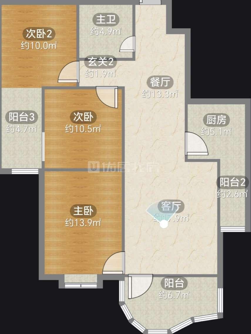 整租·东方湘江湾