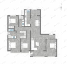 荣民玖号4室2厅2卫户型图
