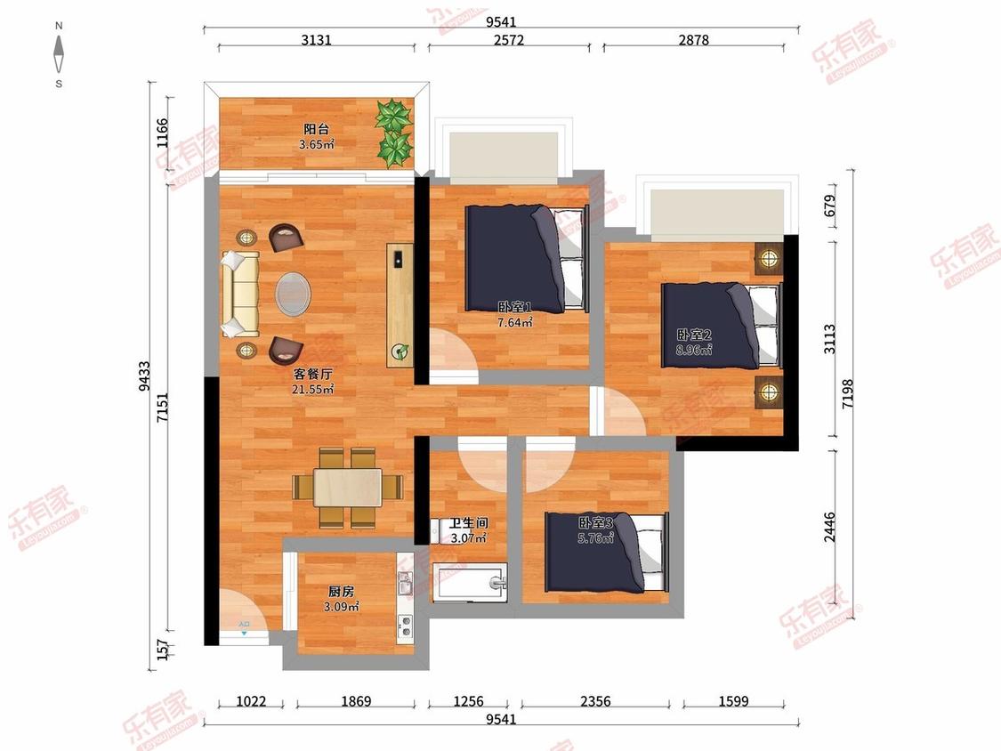 整租·合景领峰花园