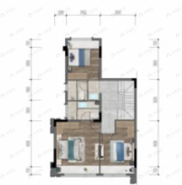 金科中梁美院4室2厅3卫户型图