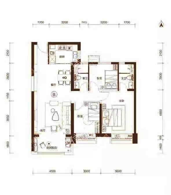 整租·长虹蓝湾半岛