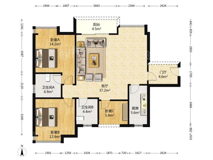 整租·香江华府