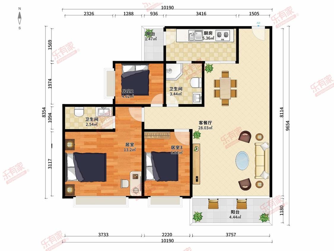整租·中粮云景花园(南区)