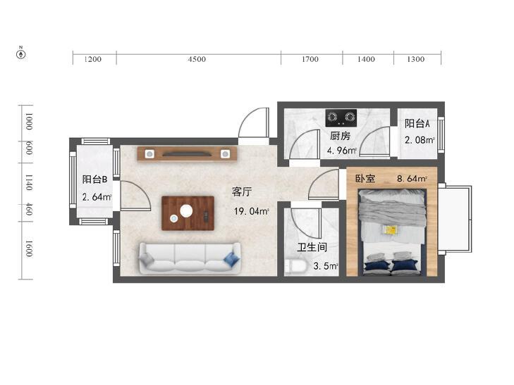 整租·三山新新家园(四区)