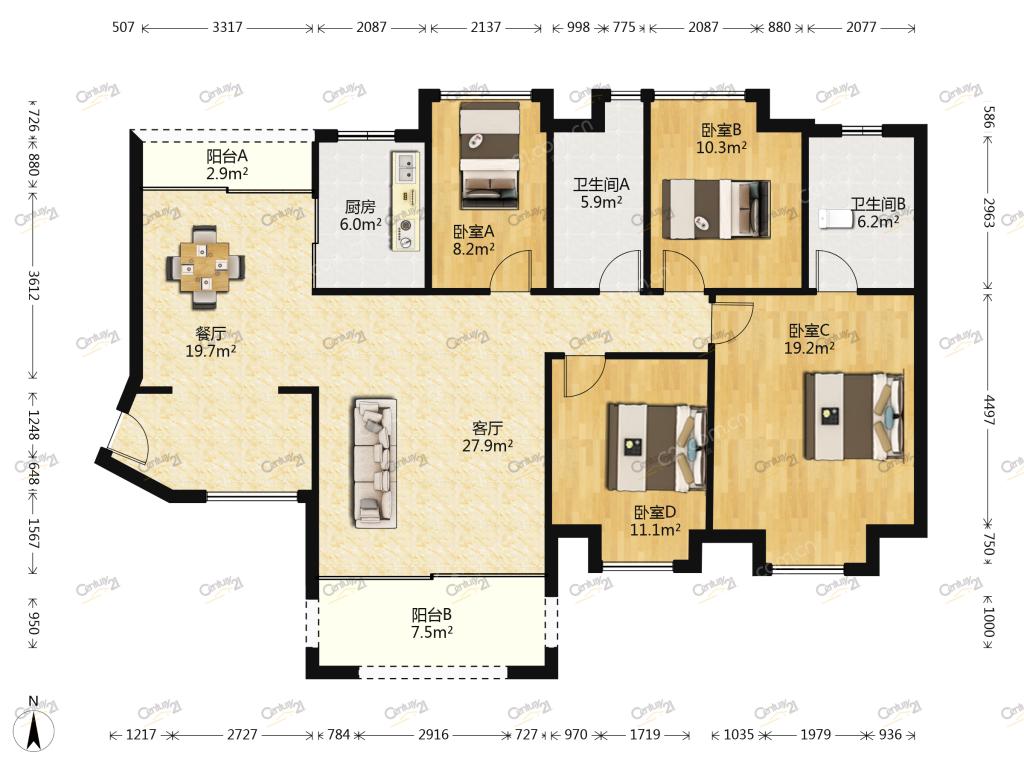 整租·卓越东部蔚蓝海岸