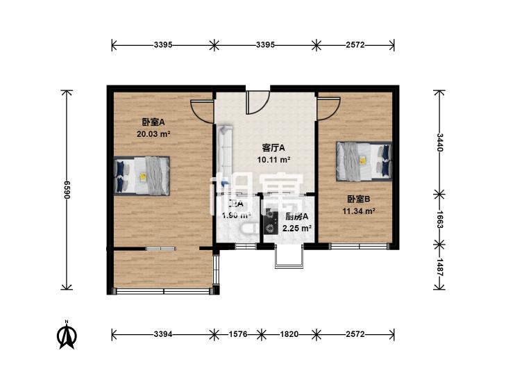 合租·首钢模式口(南里小区)