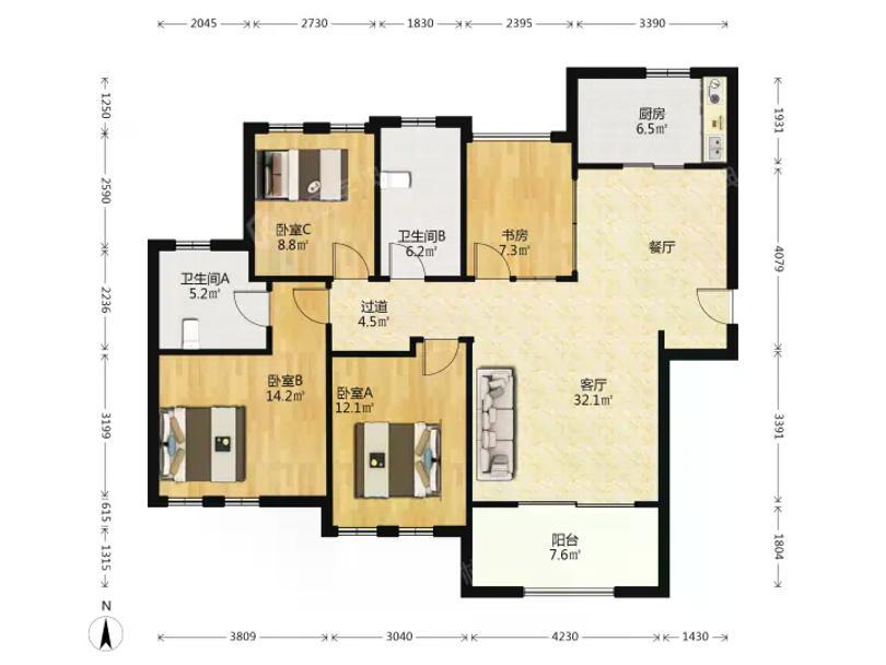 整租·中央景城