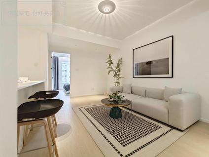 浦东前滩整租 前滩东方惠礼1室2厅/67平/高楼层