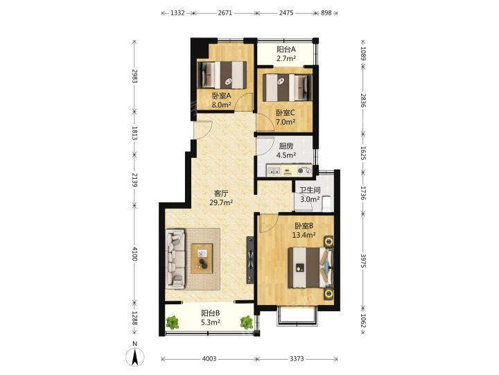 整租·盛景华庭(北苑)