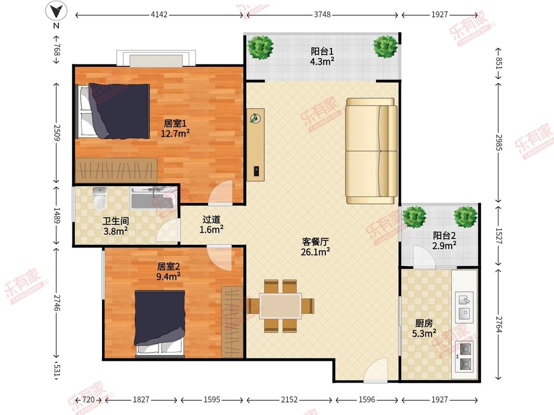 整租·高尔夫1号