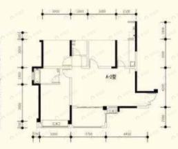 3室2厅2卫建面110平户型图