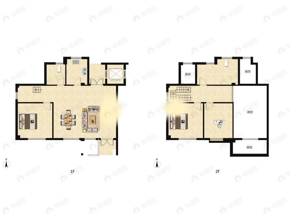 光谷未来城3室2厅2卫户型图