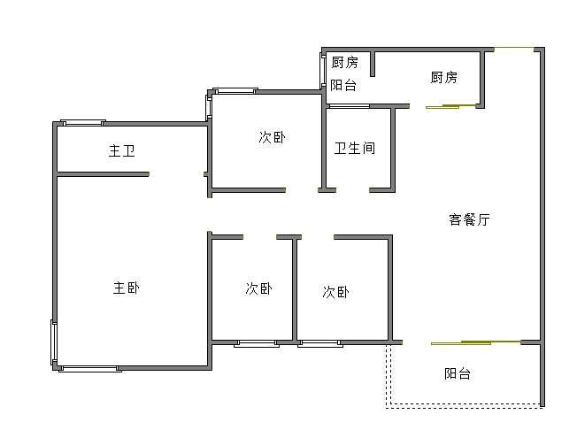 整租·岭南新世界(云逸)