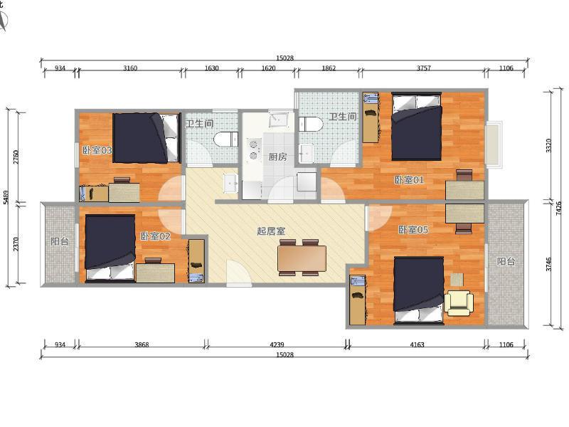 合租·新希望锦悦楠庭