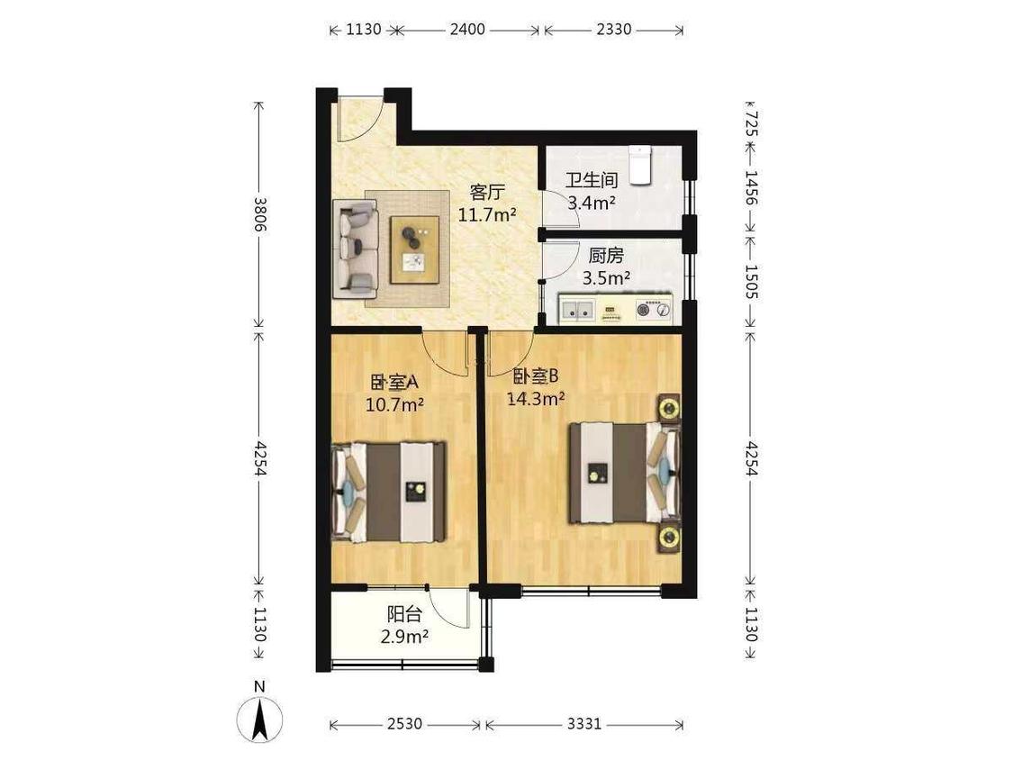 整租·四和花园