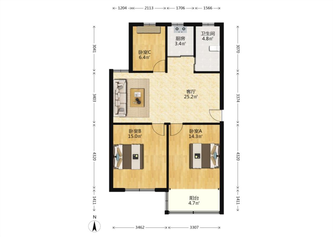 整租·天勤家园