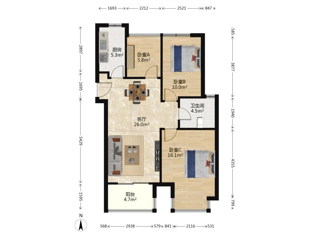 整租·金地湖城艺境