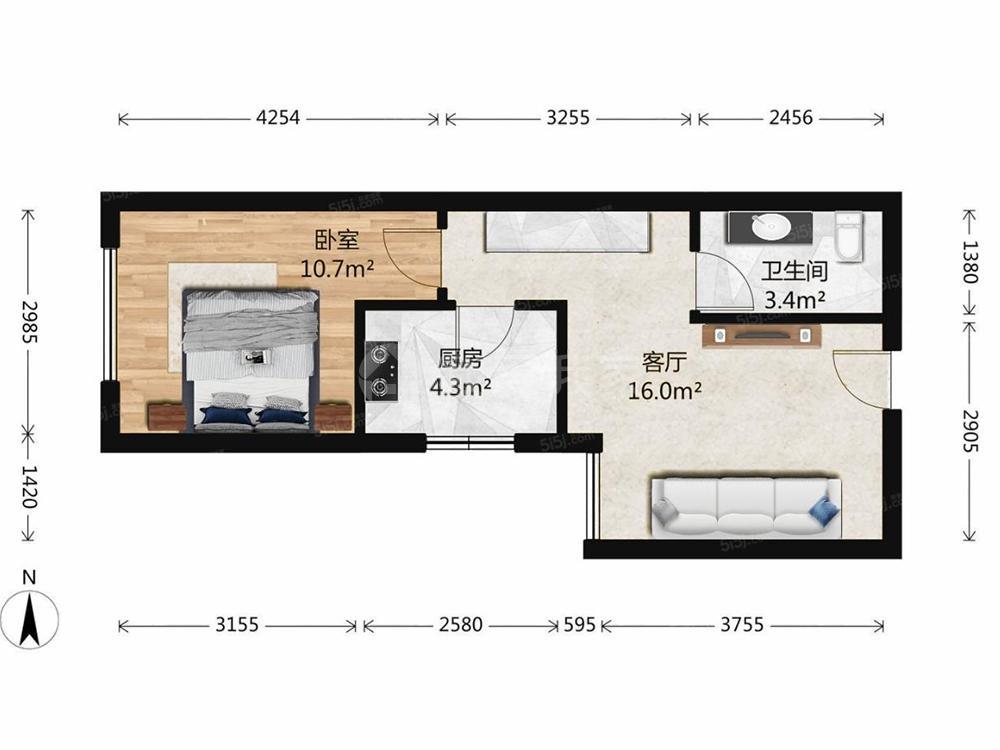 整租·中海御景春天(A区)