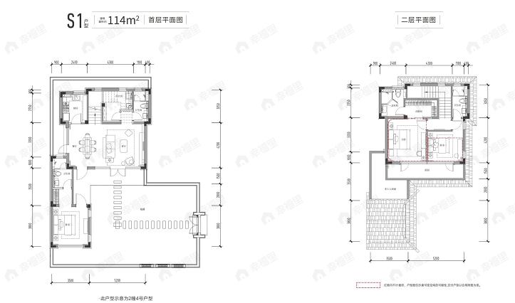滨江·天目山晓城3室2厅4卫户型图