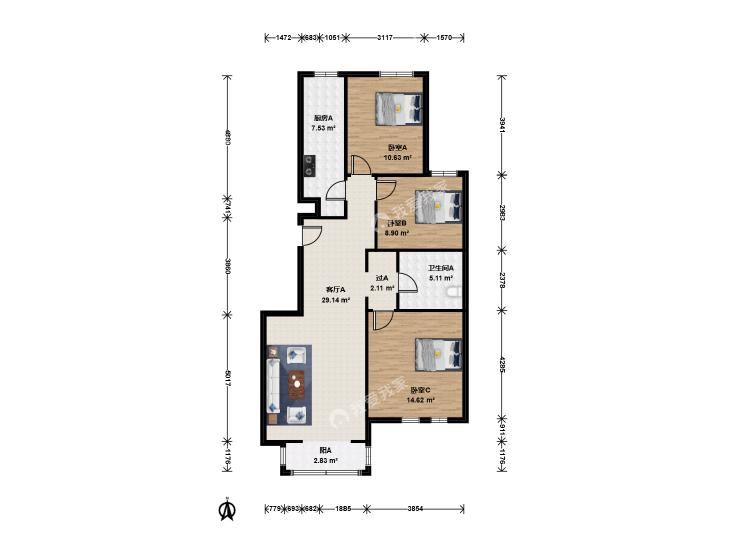 整租·建邦华庭