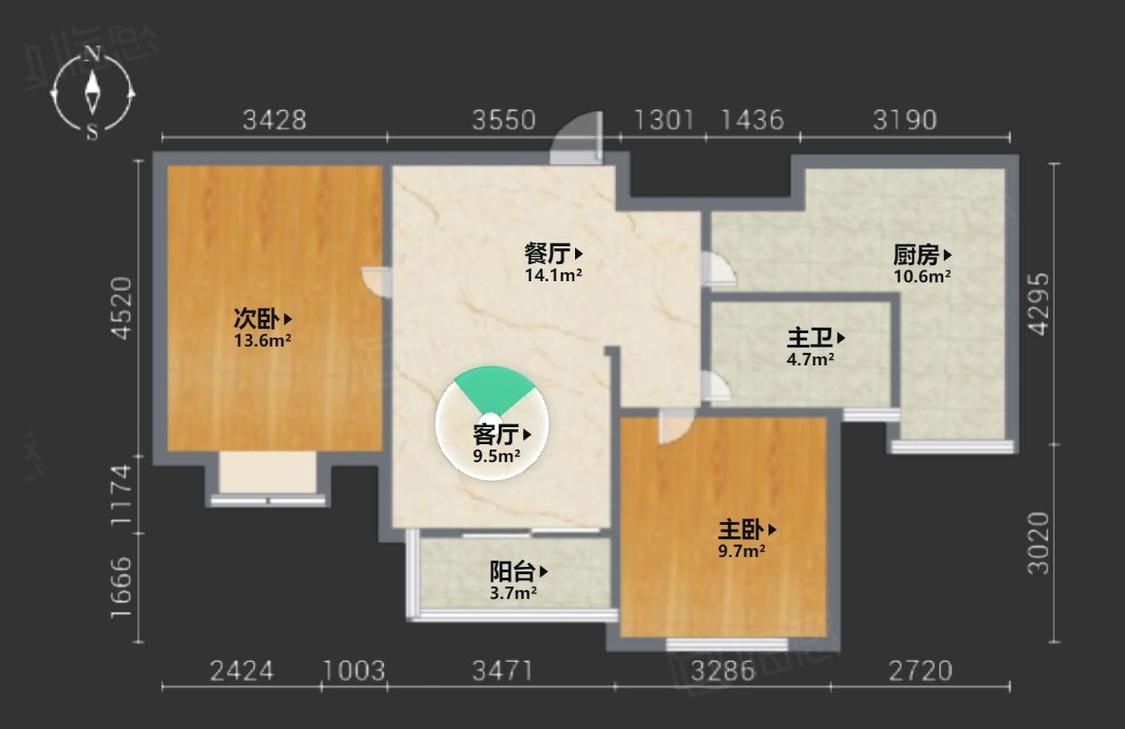 整租·恒盛皇家花园