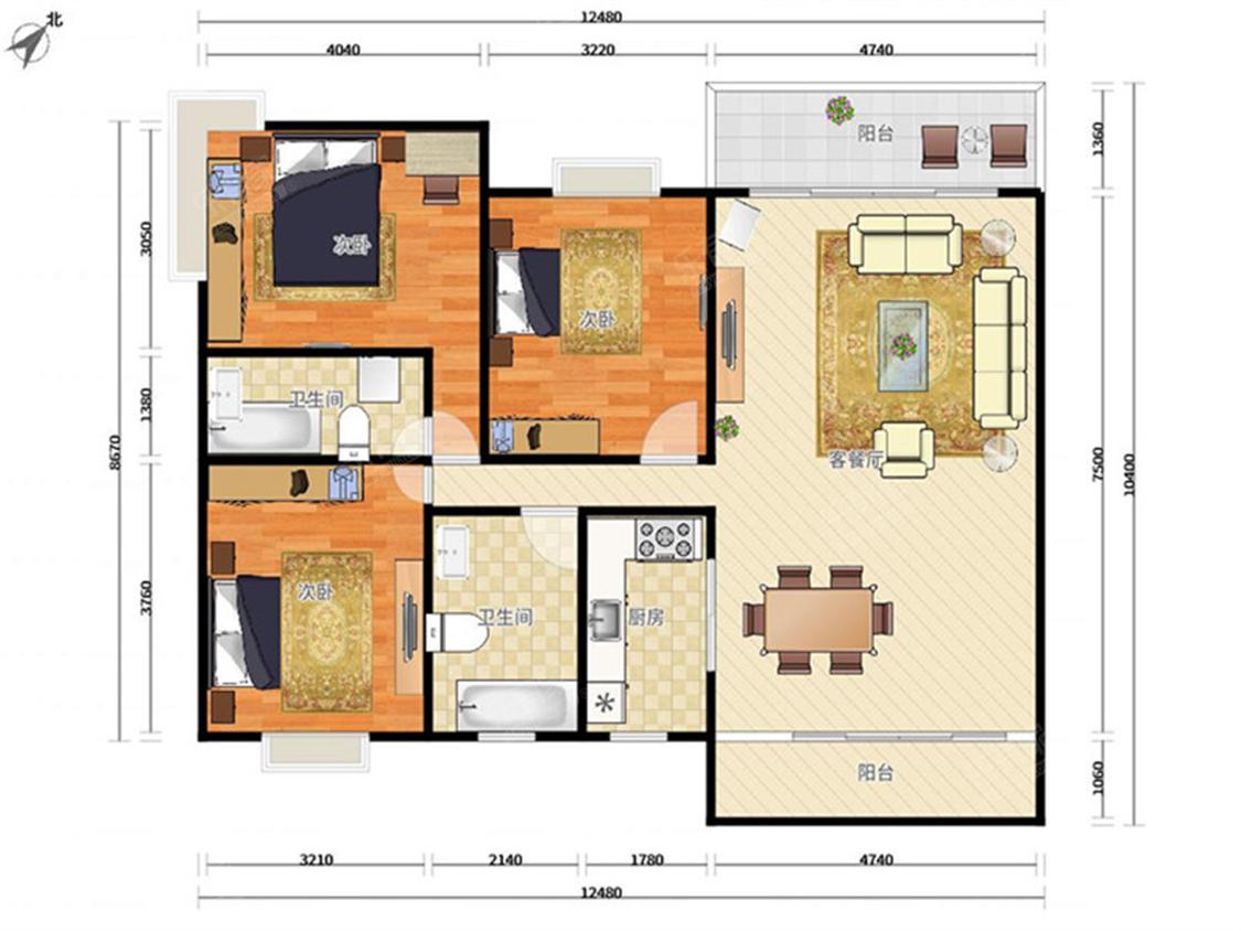 整租·凯茵又一城(山峦)