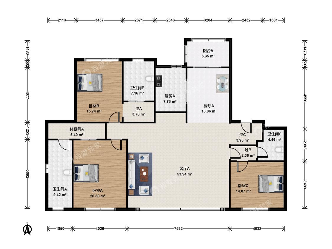 整租·尚峰名邸