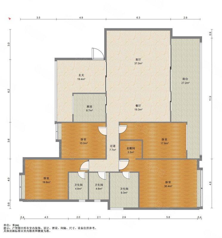 整租·时代山湖海(兼得)