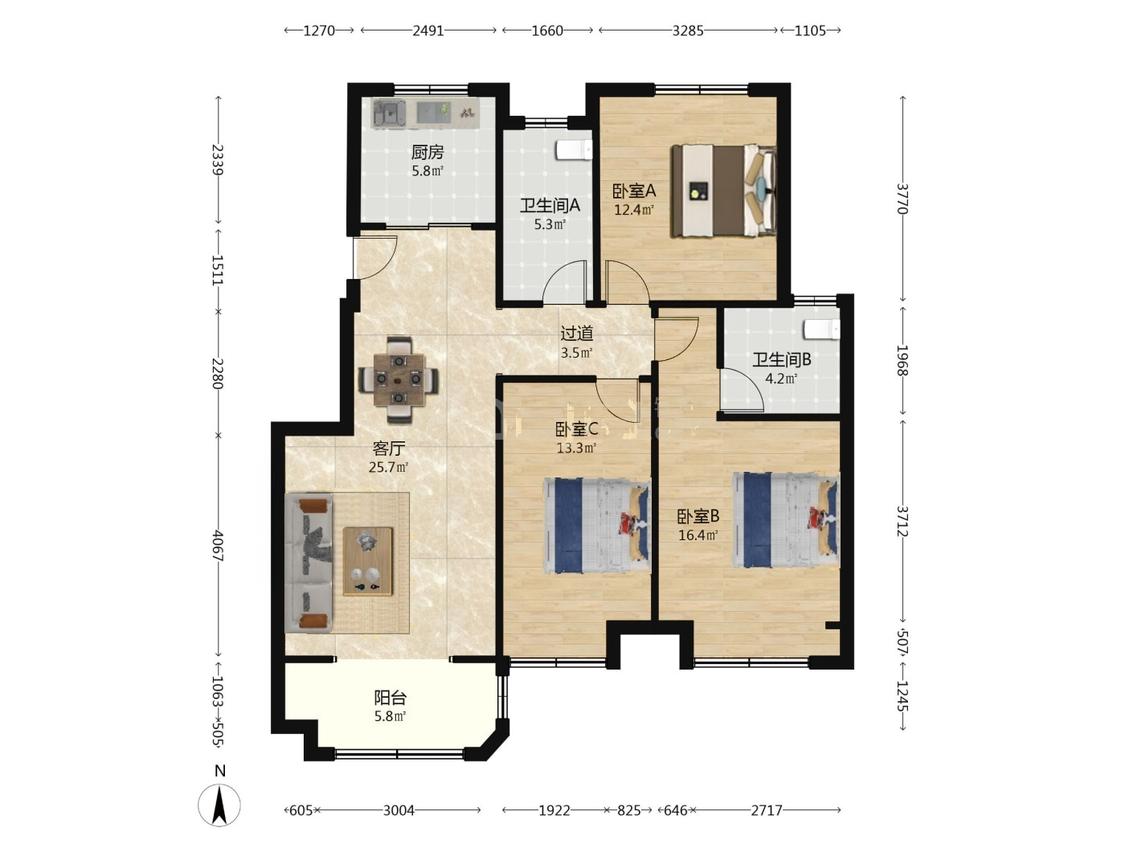 整租·明发香山郡