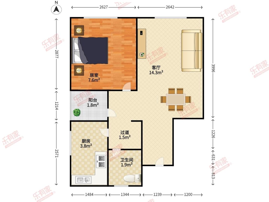 整租·华盛峰荟名庭