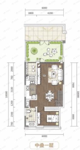 3室2厅2卫建面120平户型图