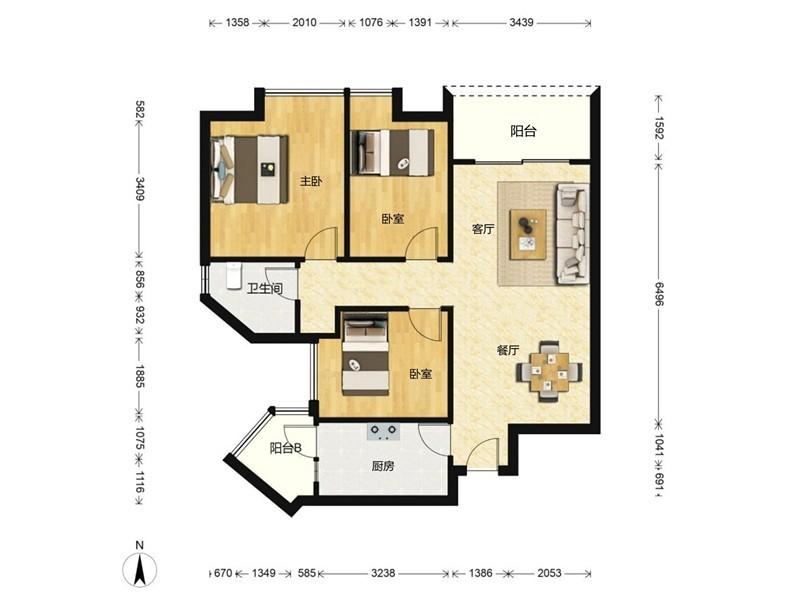 整租·岭南新世界(云逸)