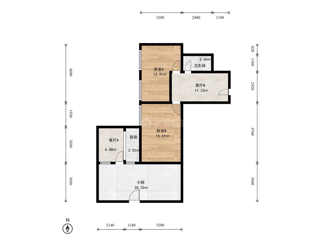 整租·五路通北街3号院