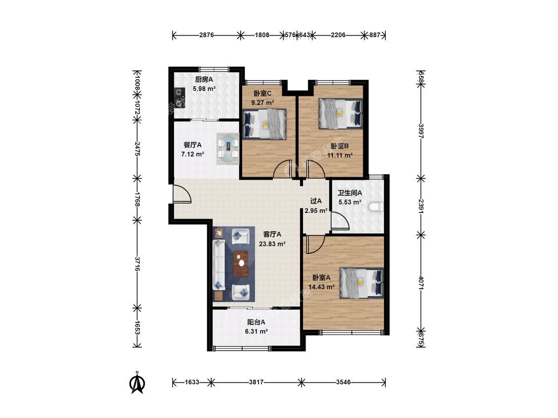 整租·大华锦绣华城(十五街区)