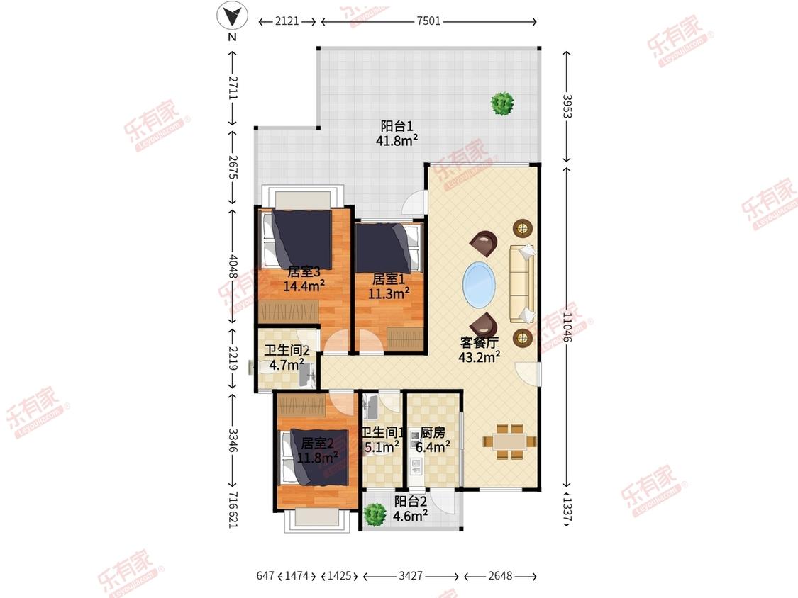 整租·骏景湾豪庭(蓬江)