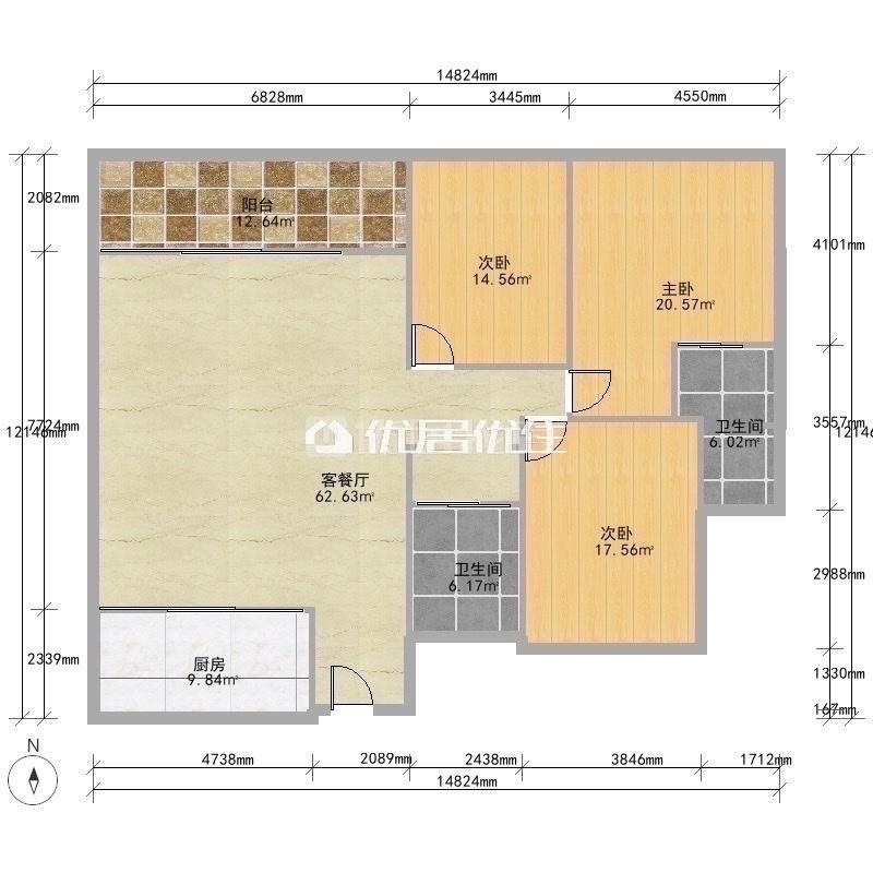 整租·昆明恒大名都(西区)