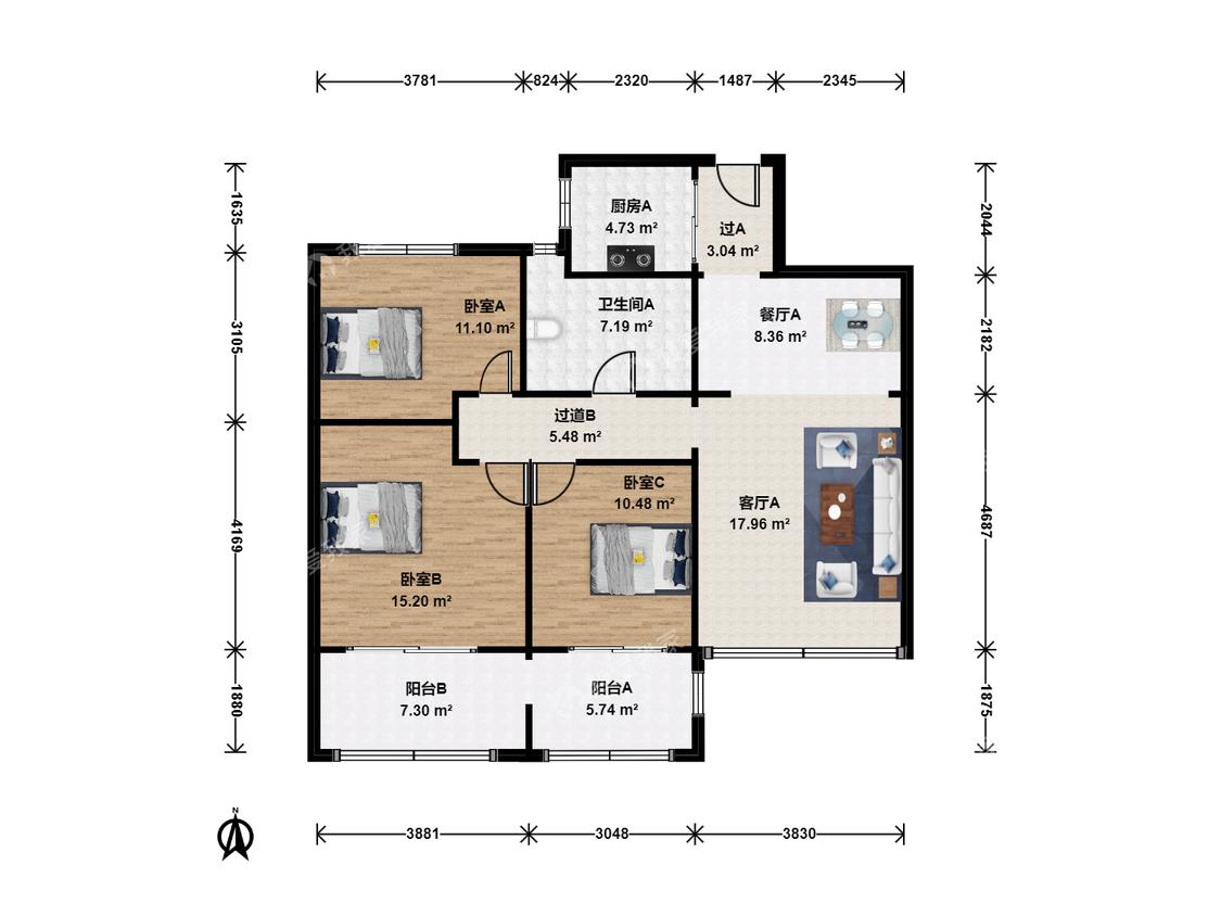 整租·太阳星辰花园(天邑)