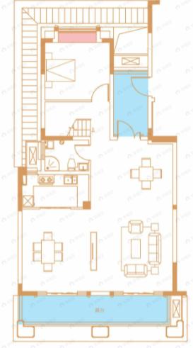 卧龙谷壹号4室3厅3卫户型图