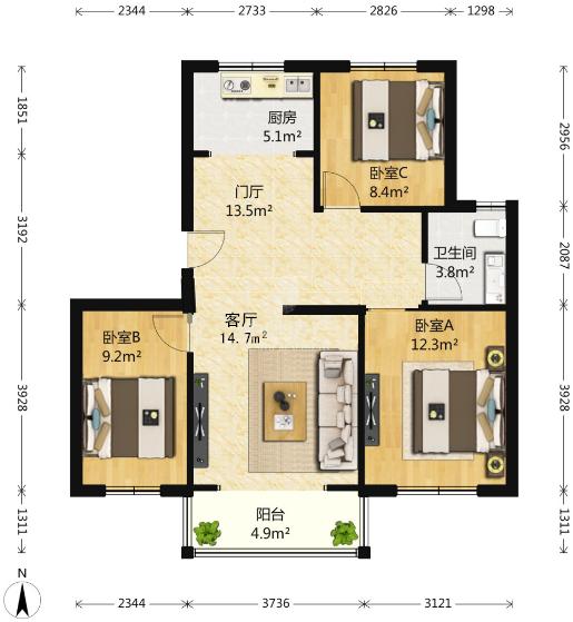 整租·大泊子社区