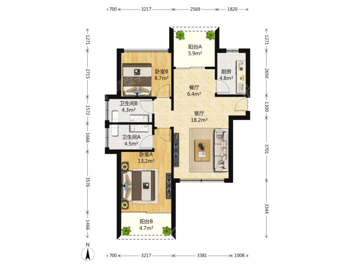 整租·振业天峦