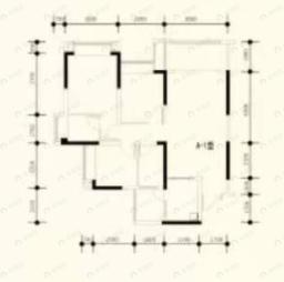 3室2厅2卫建面99平户型图