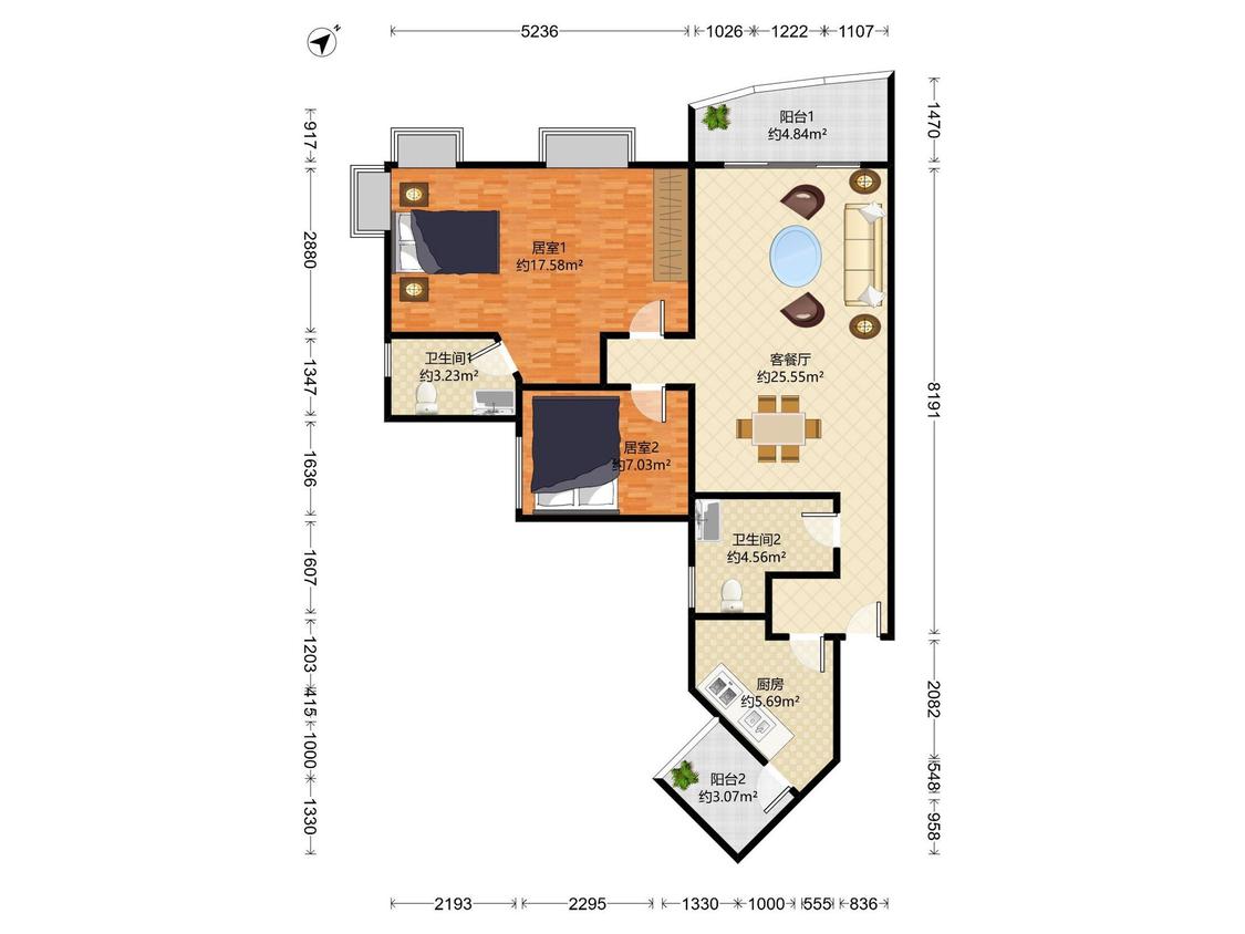 整租·嘉宝田花园