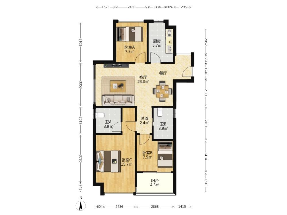 整租·翠湖香山(玉兰苑)