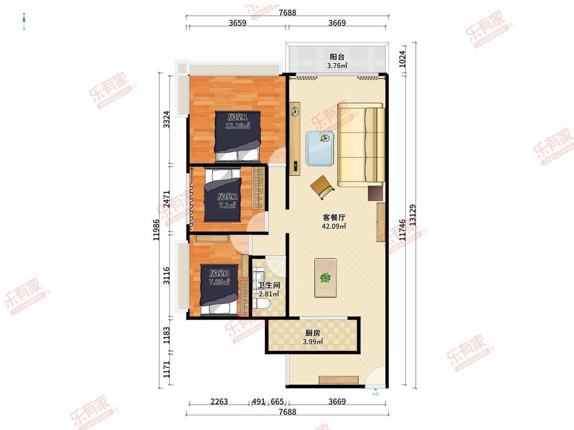 整租·君华新城