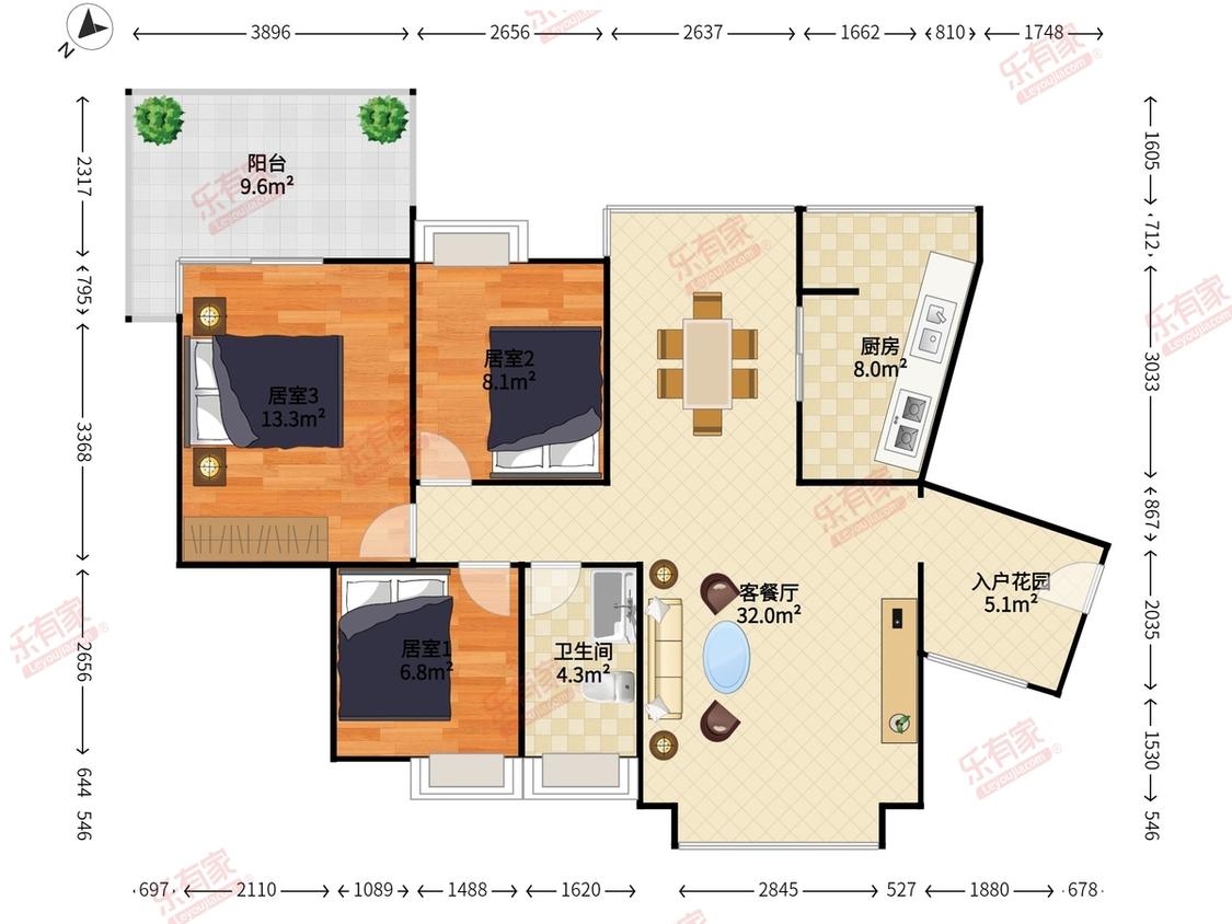 整租·碧海富通城(四期)