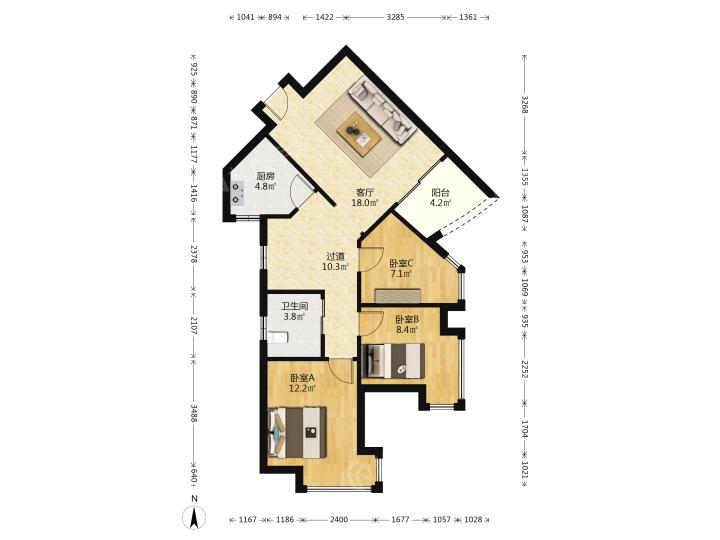 整租·骏皇名居