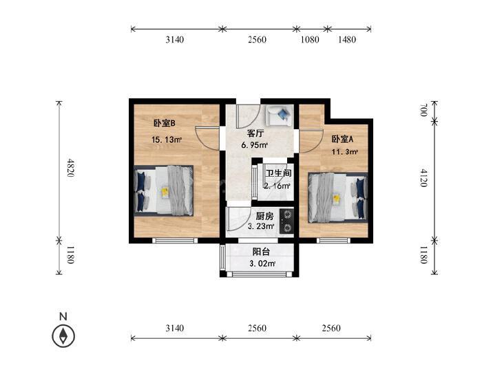 整租·西土城路八号院